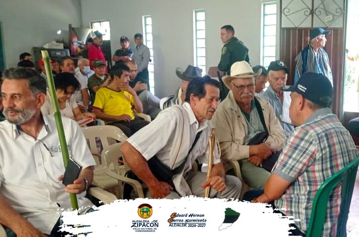Alcalde de Zipacón encabeza importante diálogo ciudadano: Compromiso por la seguridad y bienestar de la comunidad